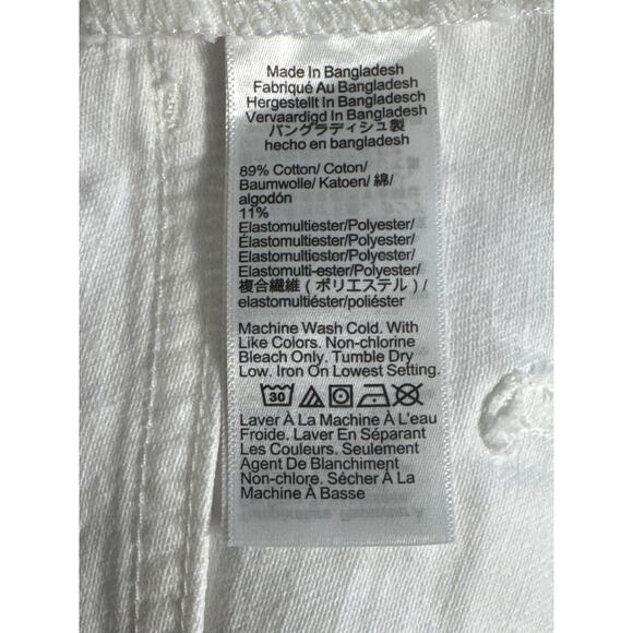 NWT J. Crew Wide Leg White Drapey Denim Trouser Size 29 - Picture 7 of 11